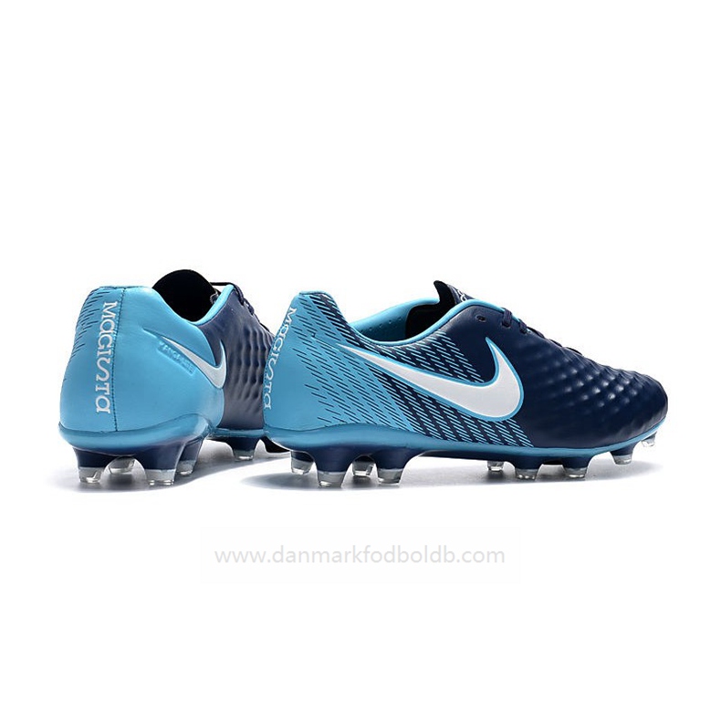 Nike Magista Opus Ii FG Fodboldstøvler Herre – Blå Hvid